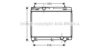AVA QUALITY COOLING TO2482 Radiator, engine cooling